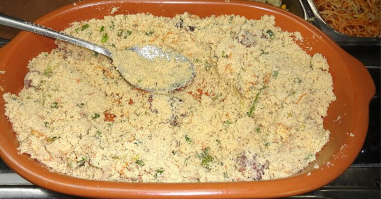 farofa de huevo
