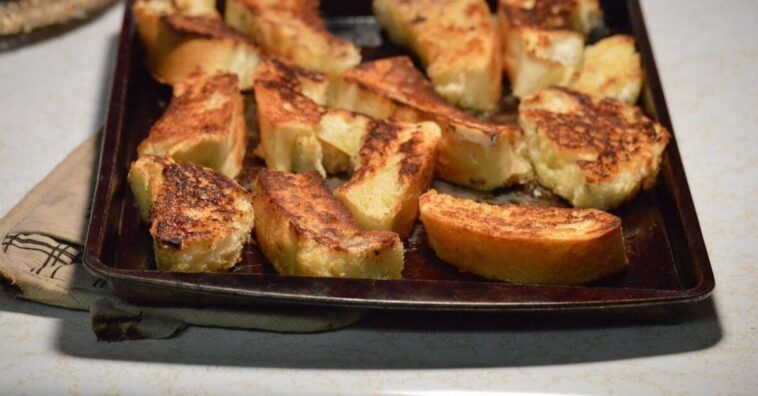 torrijas con leche condensada