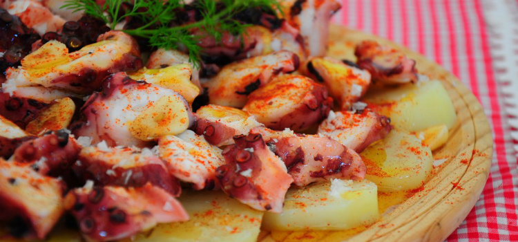 recetas con pulpo a la gallega