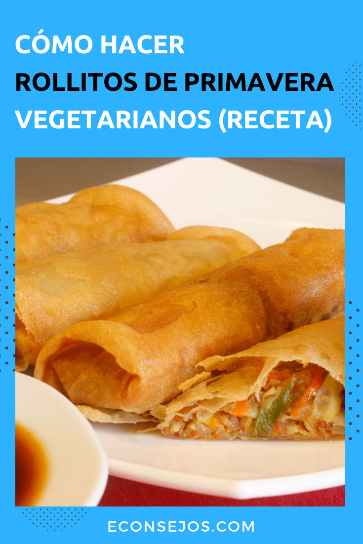 rollitos de primavera vegetarianos