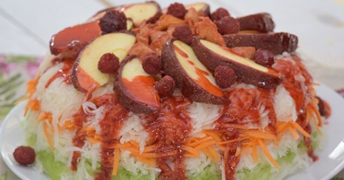 Receta de Rosca de jícama, pepino y zanahoria