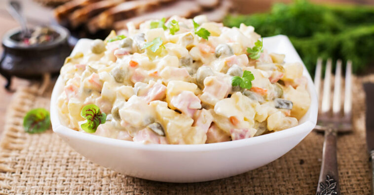ensalada de mayonesa con huevo