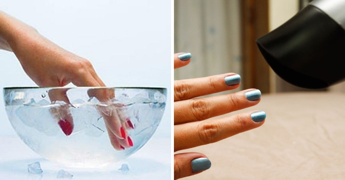 Trucos para secar las uñas más rápido