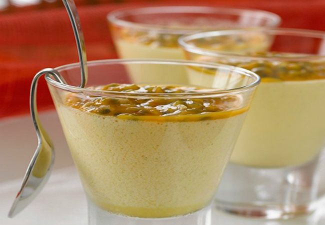 mousse de maracuyá