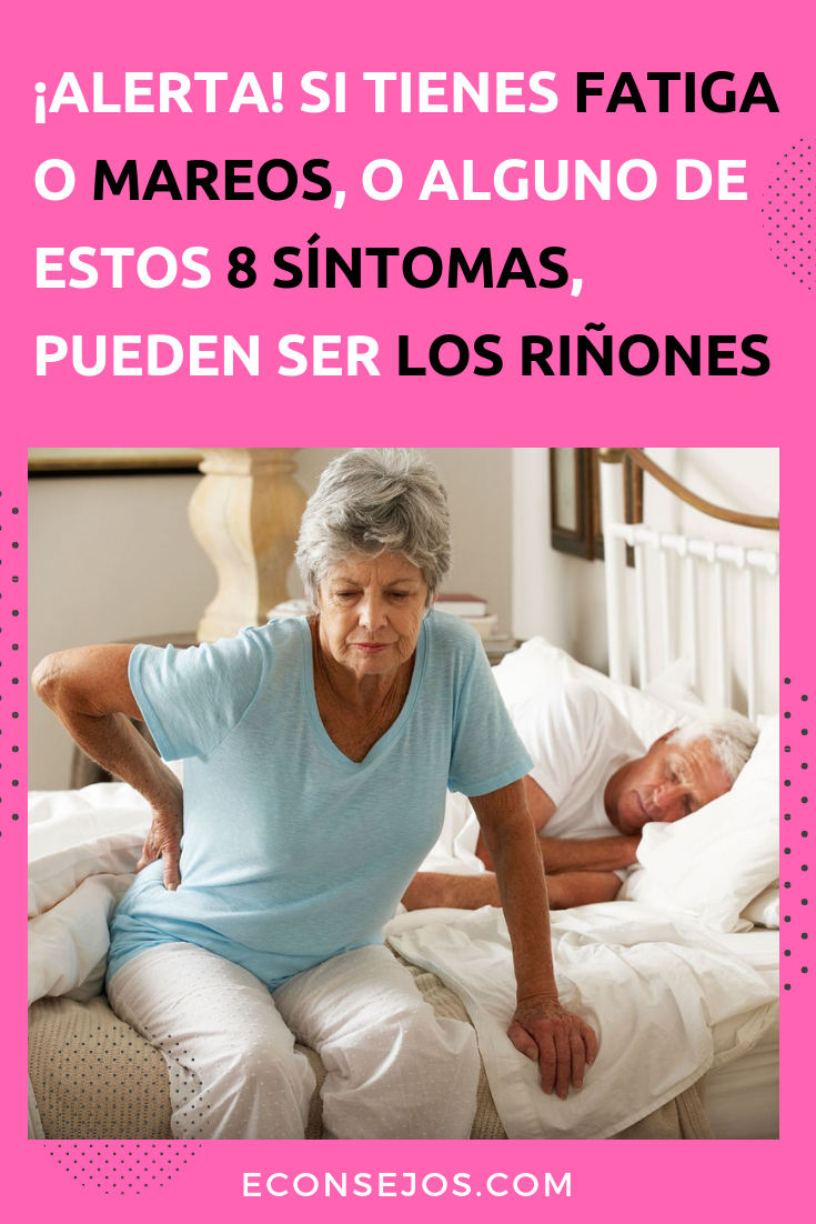 Síntomas de problemas en los riñones