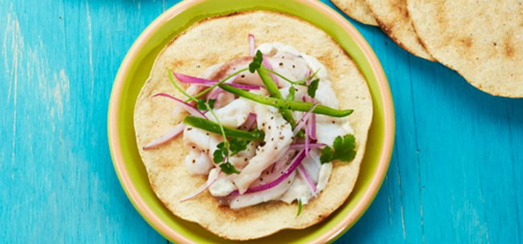 tostadas tiritas de pescado