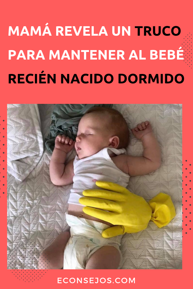 Truco para dormir a un bebé