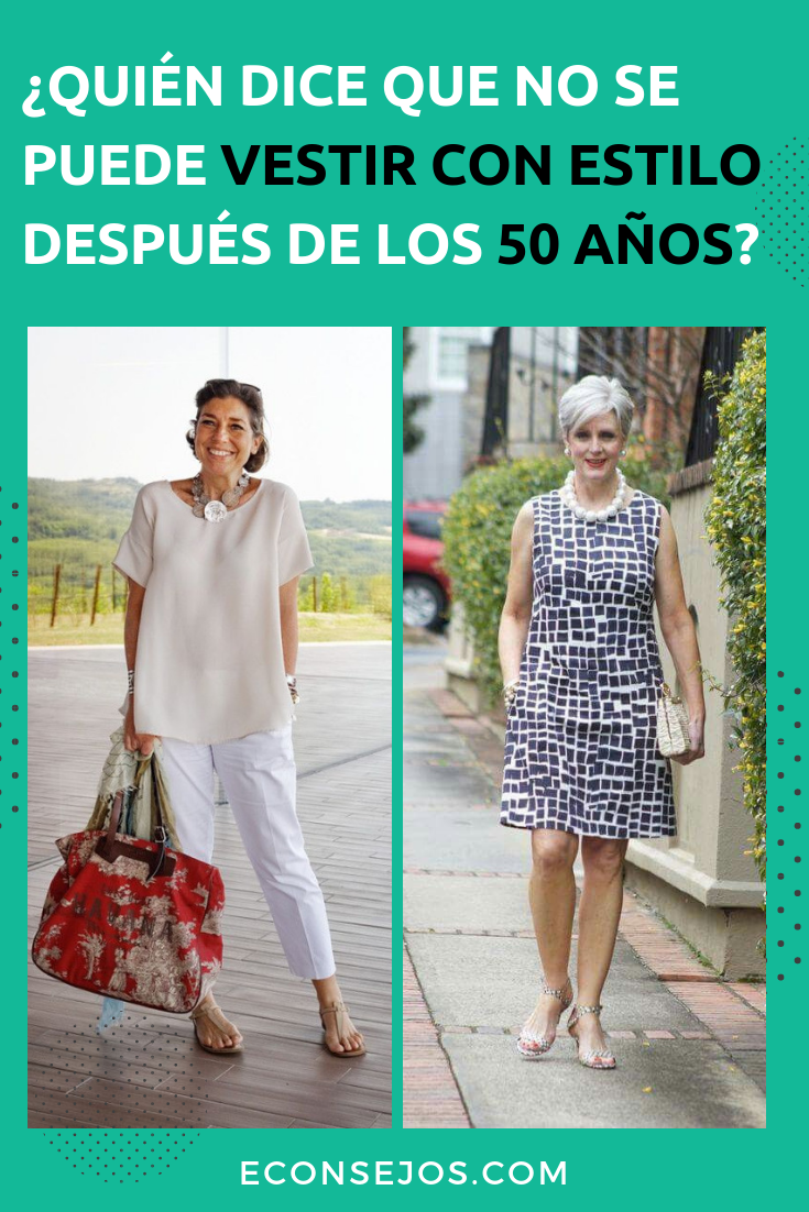 vestir con estilo despues de los 50 anos