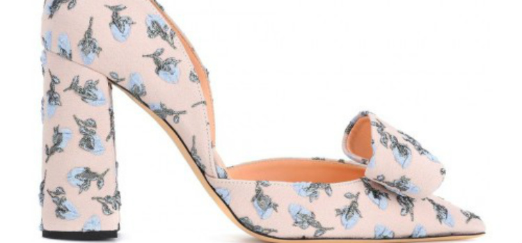 zapatos brocade pumps rochas